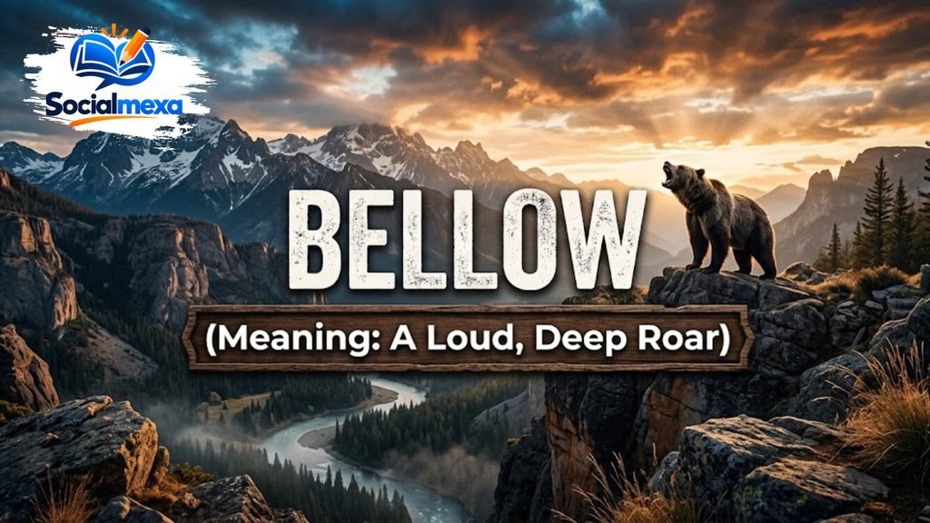 Bellow Meaning A Loud, Deep Roar