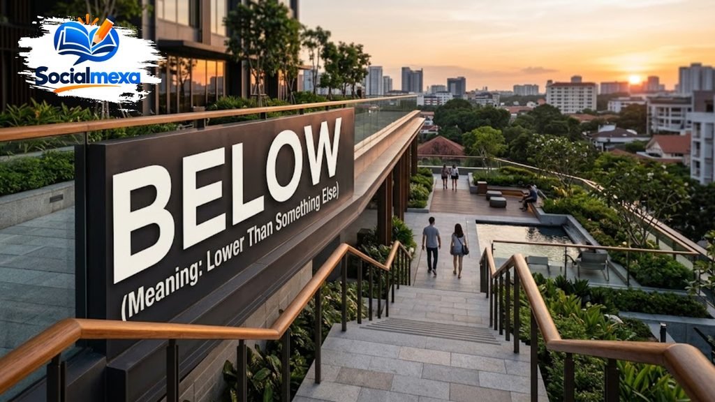Below Meaning Lower Than Something Else