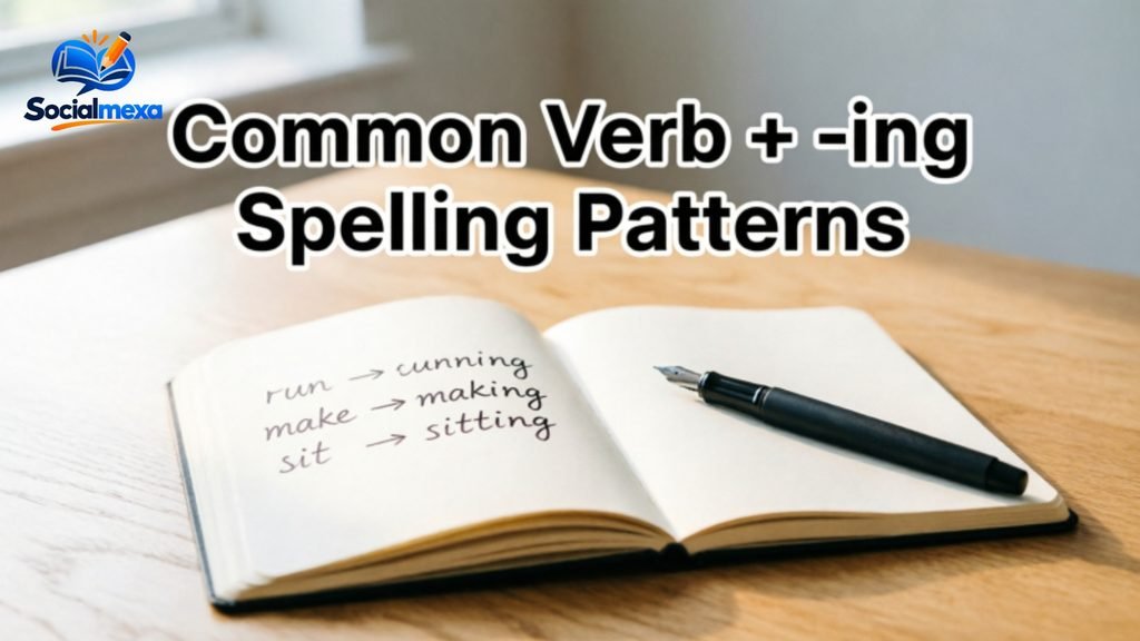 Common Verb + -ing Spelling Patterns