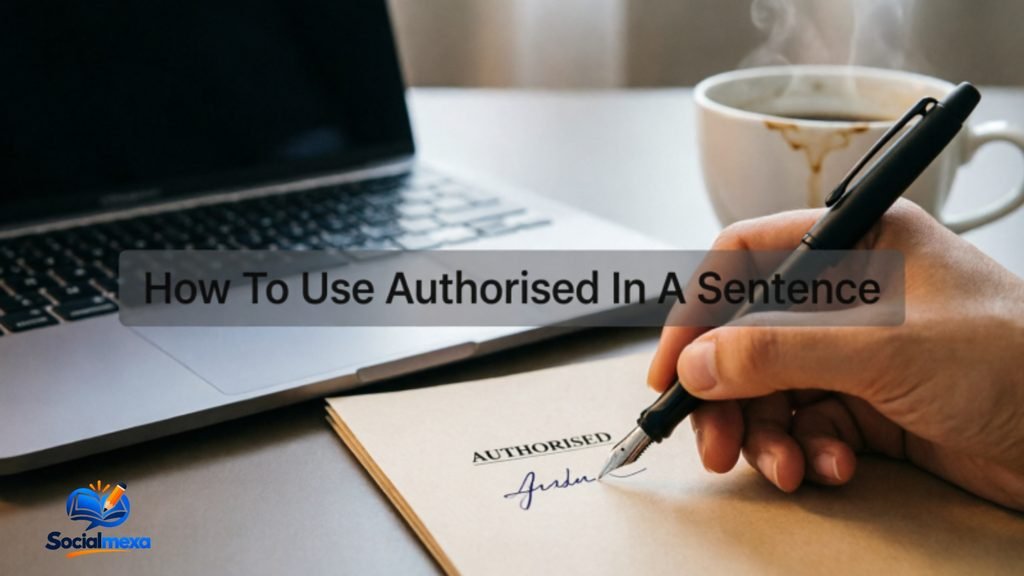How To Use Authorised In A Sentence