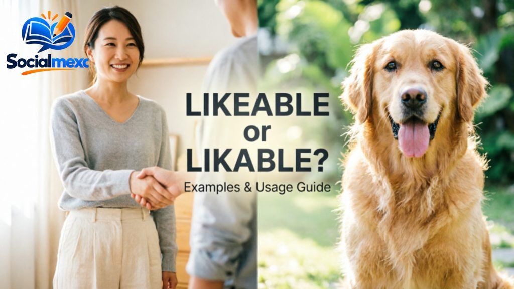 Likeable or likable examples