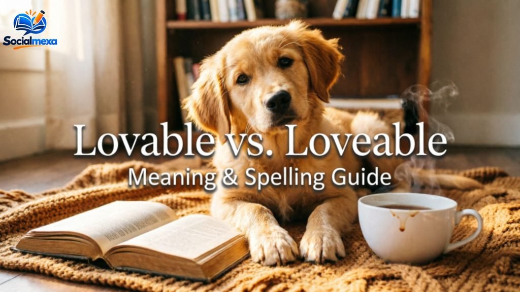 Lovable or loveable meaning