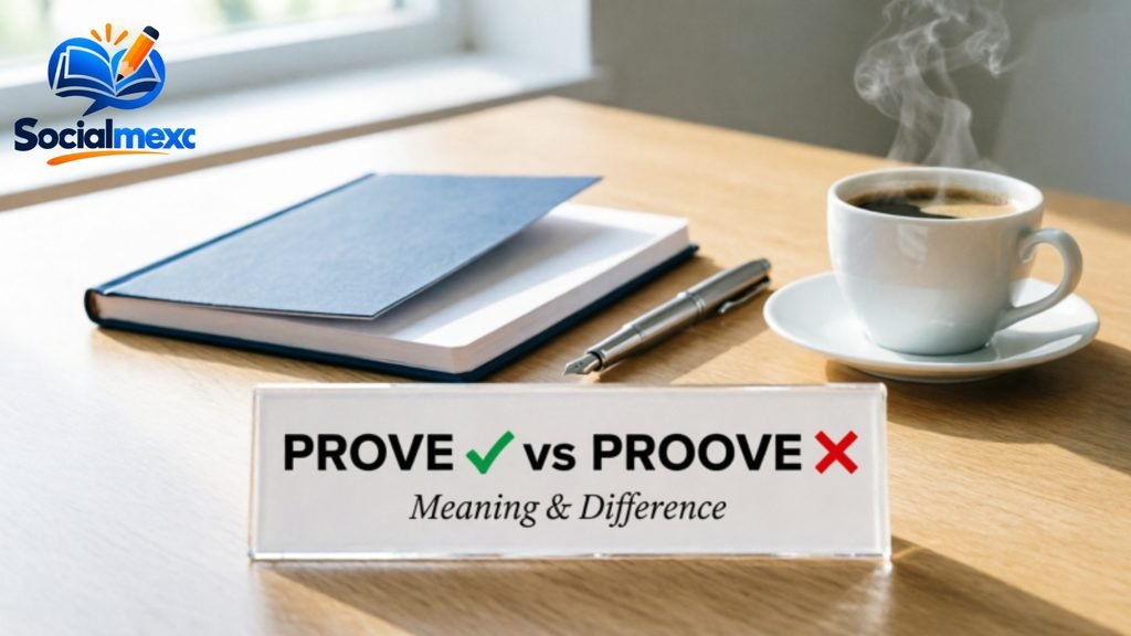 Proove or prove meaning