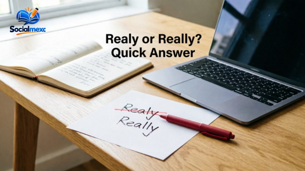 Realy or Really – Quick Answer