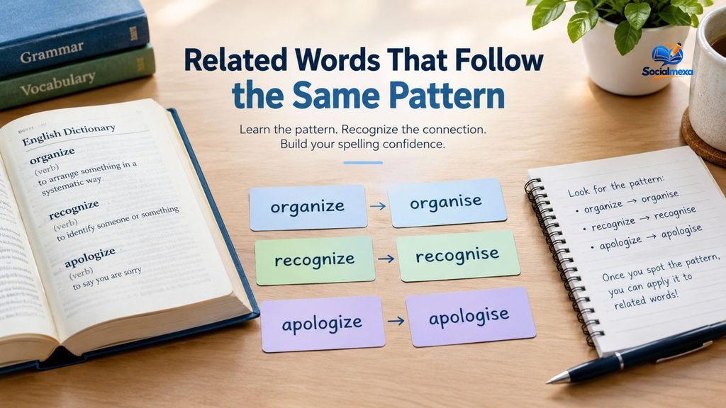 Related Words That Follow the Same Pattern