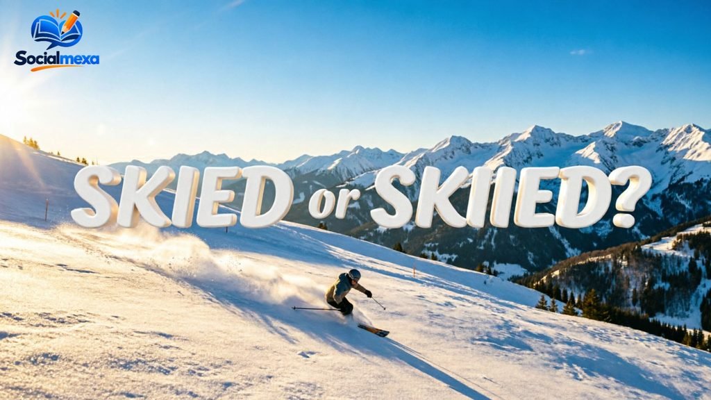 Skied or skiied in a sentence