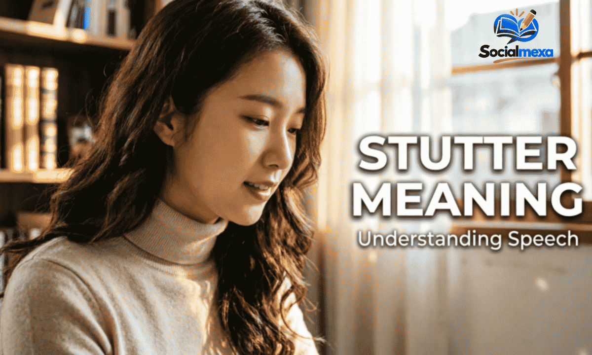 Studder or stutter meaning
