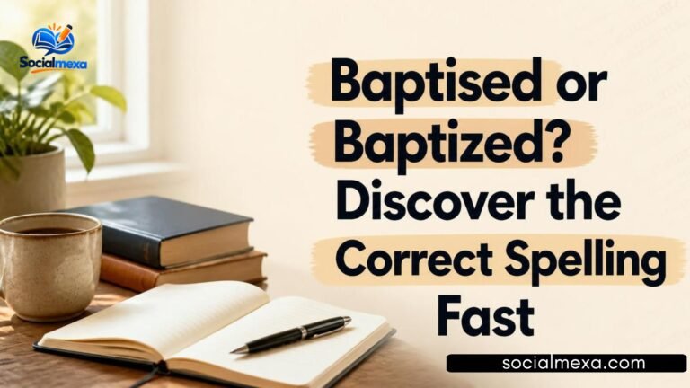 Baptised or Baptized Discover the Correct Spelling Fast