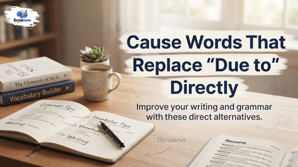Cause Words That Replace Due to Directly