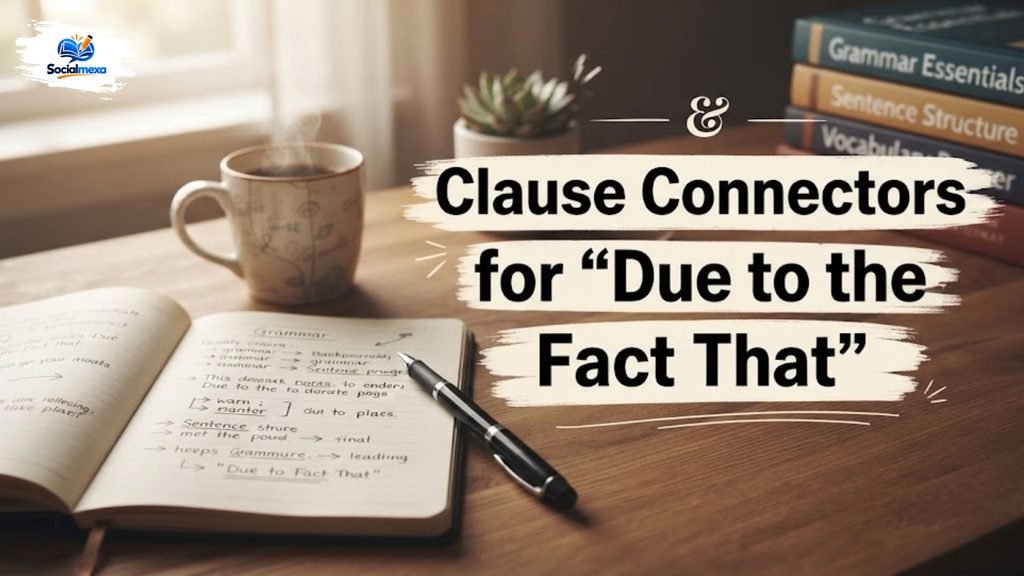 Clause Connectors for Due to the Fact That