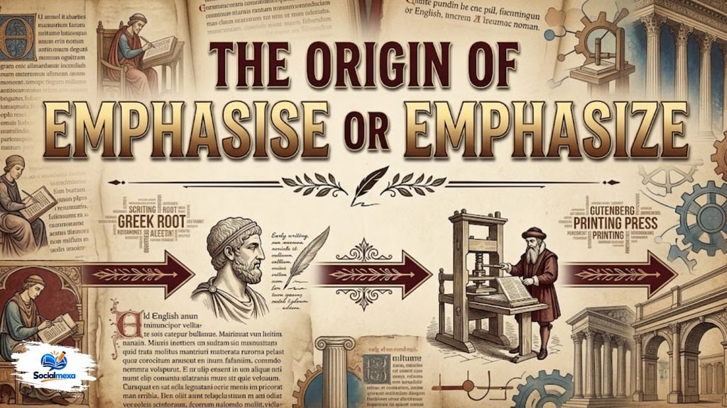 The Origin of Emphasise or Emphasize