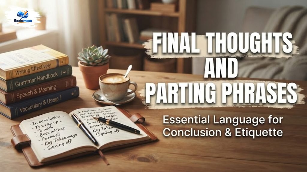 Final Thoughts and Parting Phrases