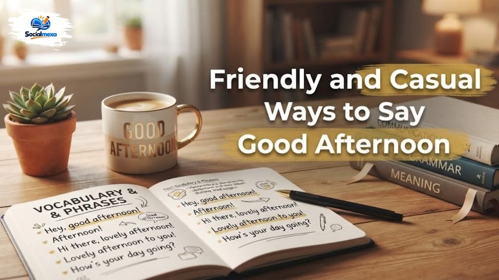 Friendly and Casual Ways to Say Good Afternoon