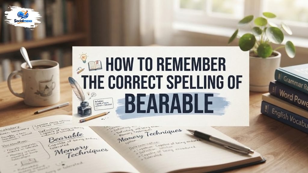 How to Remember the Correct Spelling of Bearable