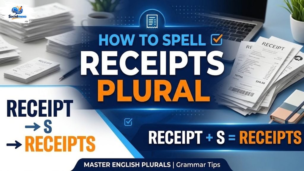 How to Spell Receipts Plural