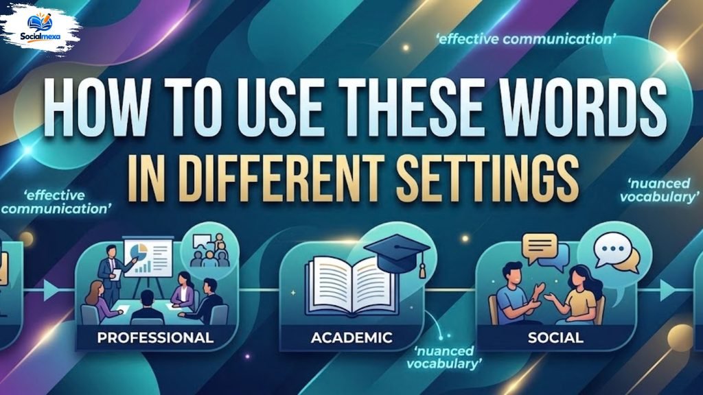 How to Use These Words in Different Settings