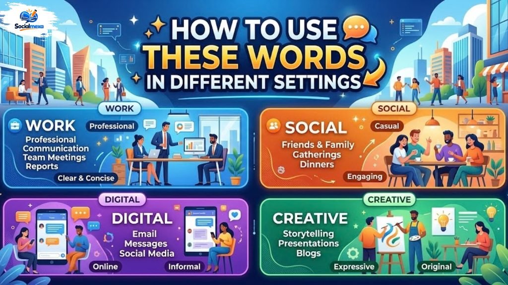 How to Use These Words in Different Settings