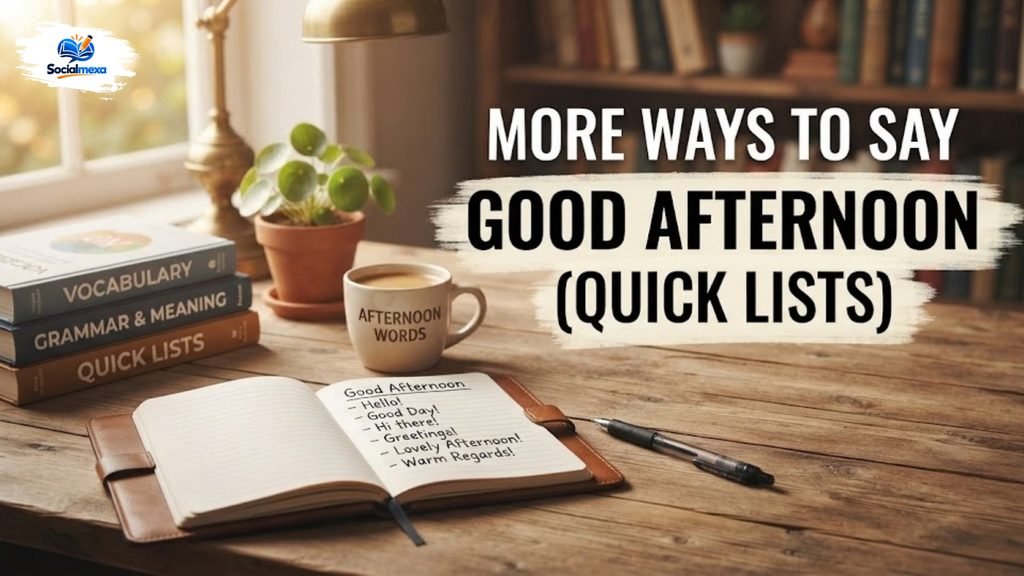 More Ways to Say Good Afternoon (Quick Lists)