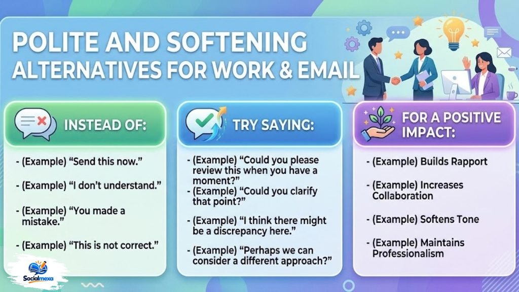 Polite and Softening Alternatives for Work and Email