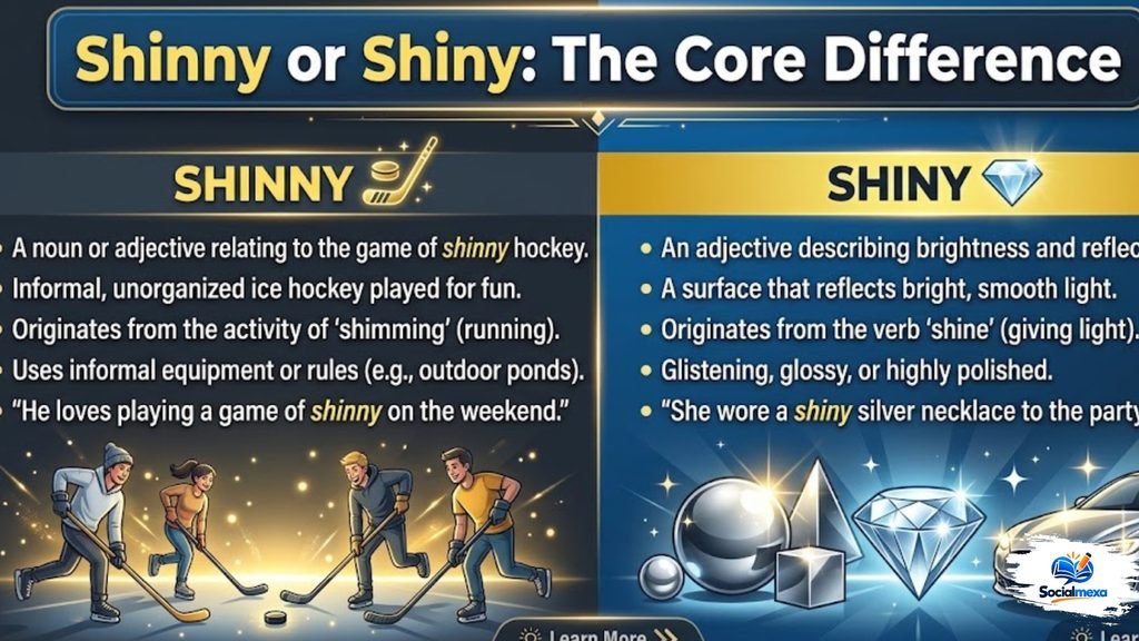 Shinny or Shiny The Core Difference