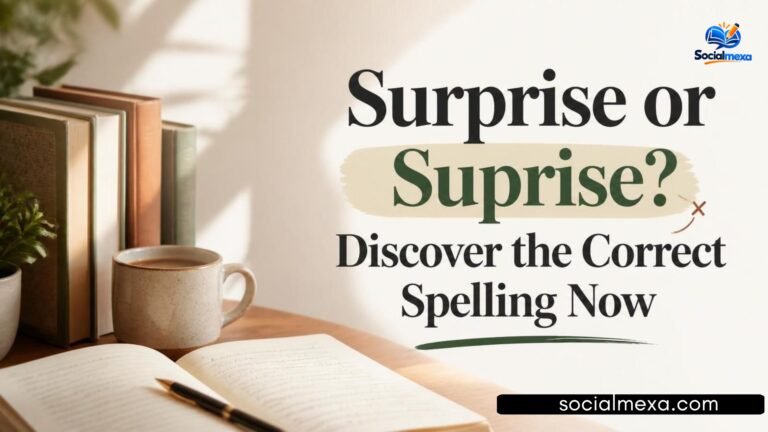 Surprise or Suprise Discover the Correct Spelling Now