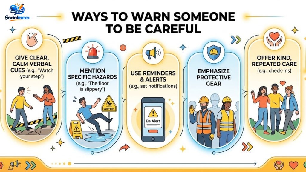 Ways to Warn Someone to Be Careful