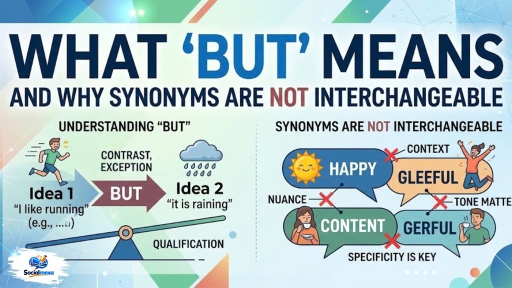 What but Means and Why Synonyms Are Not Interchangeable