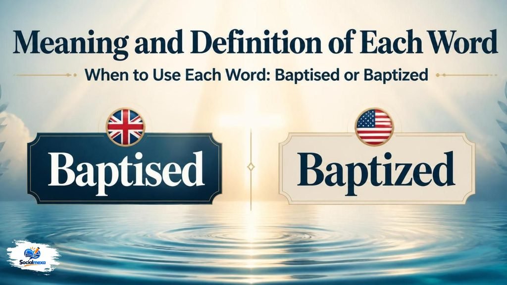 When to Use Each Word (Baptised or Baptized)
