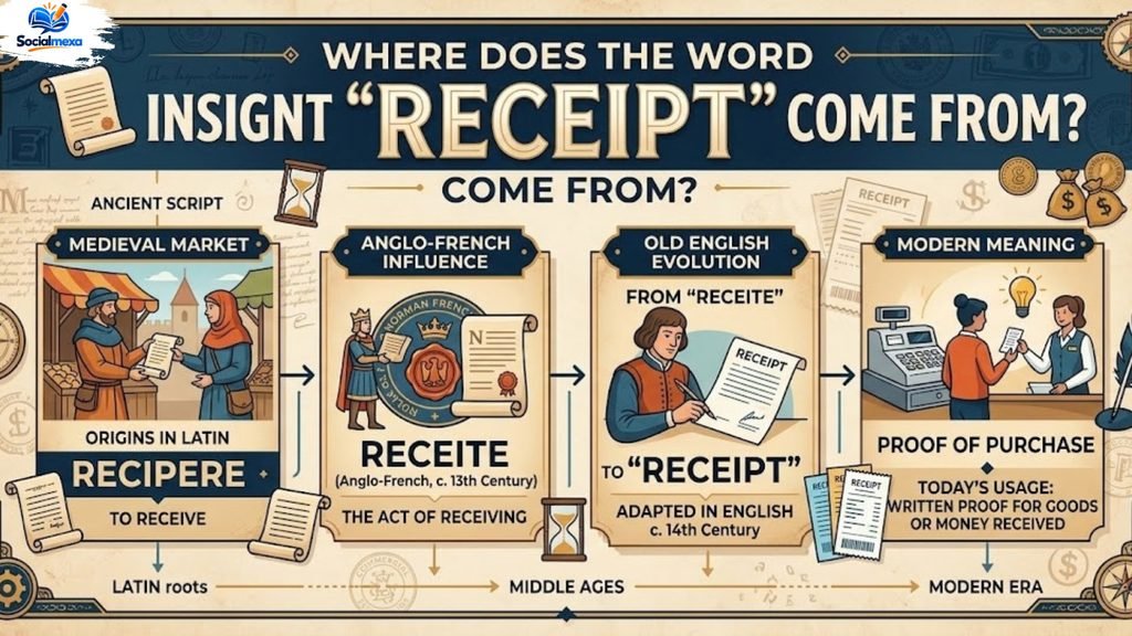 Where Does the Word Receipt Come From